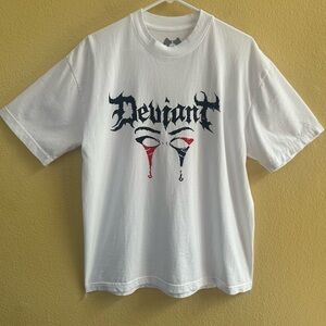 Tamed Psychotic “Deviant” Short Sleeve Graphic T-Shirt Men’s Medium EUC!